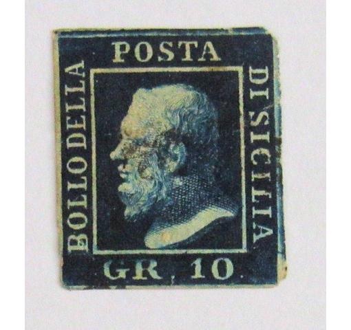 Stamp 1859 Sicily Ferdinand II 