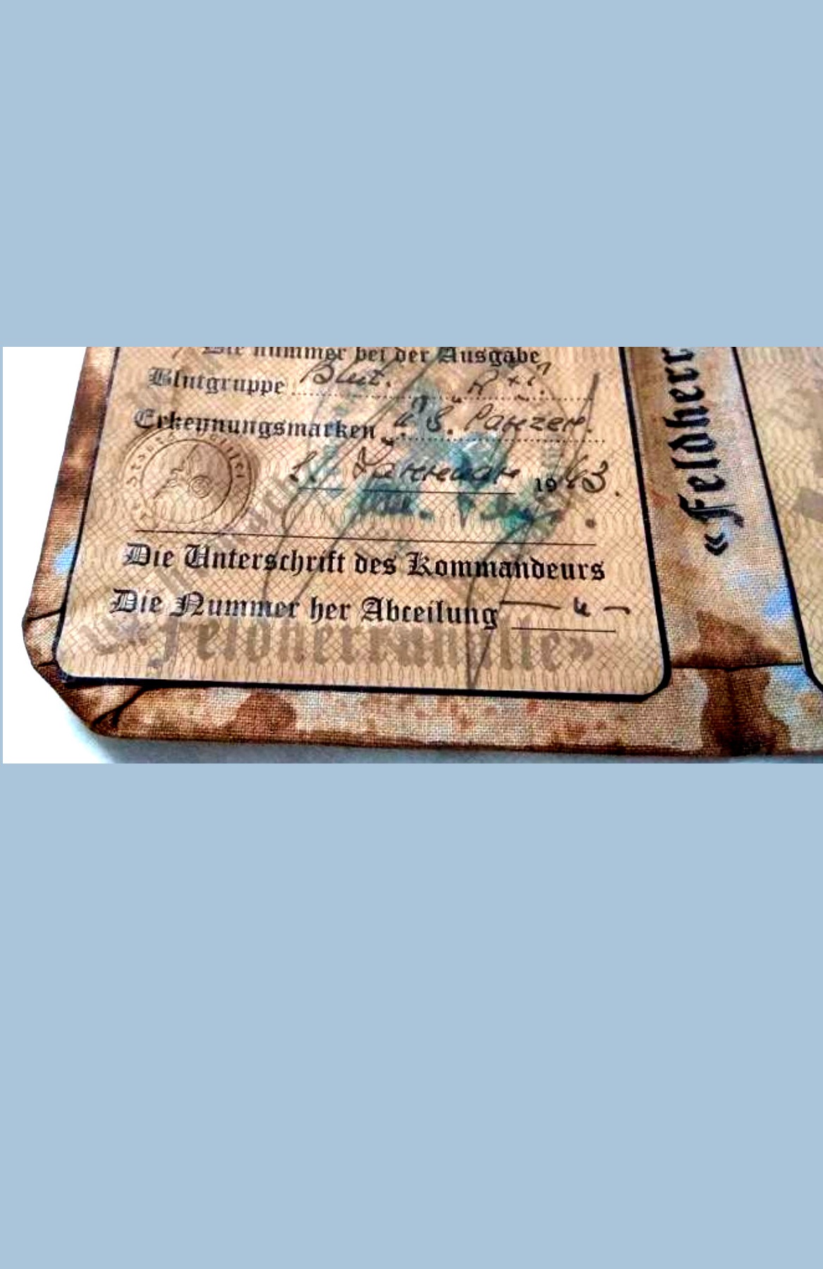 Original Military Identification From 1943 | World War II Documents