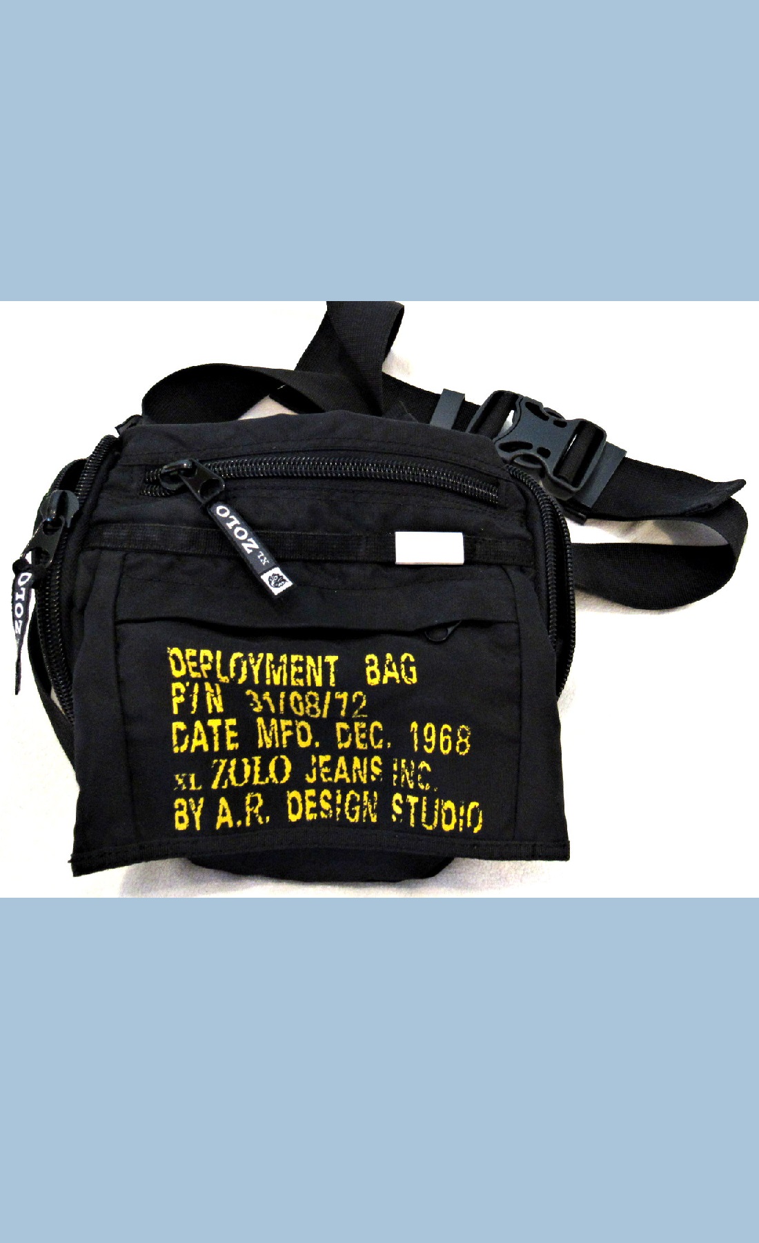 Deployment Bag | Black Waist Bag