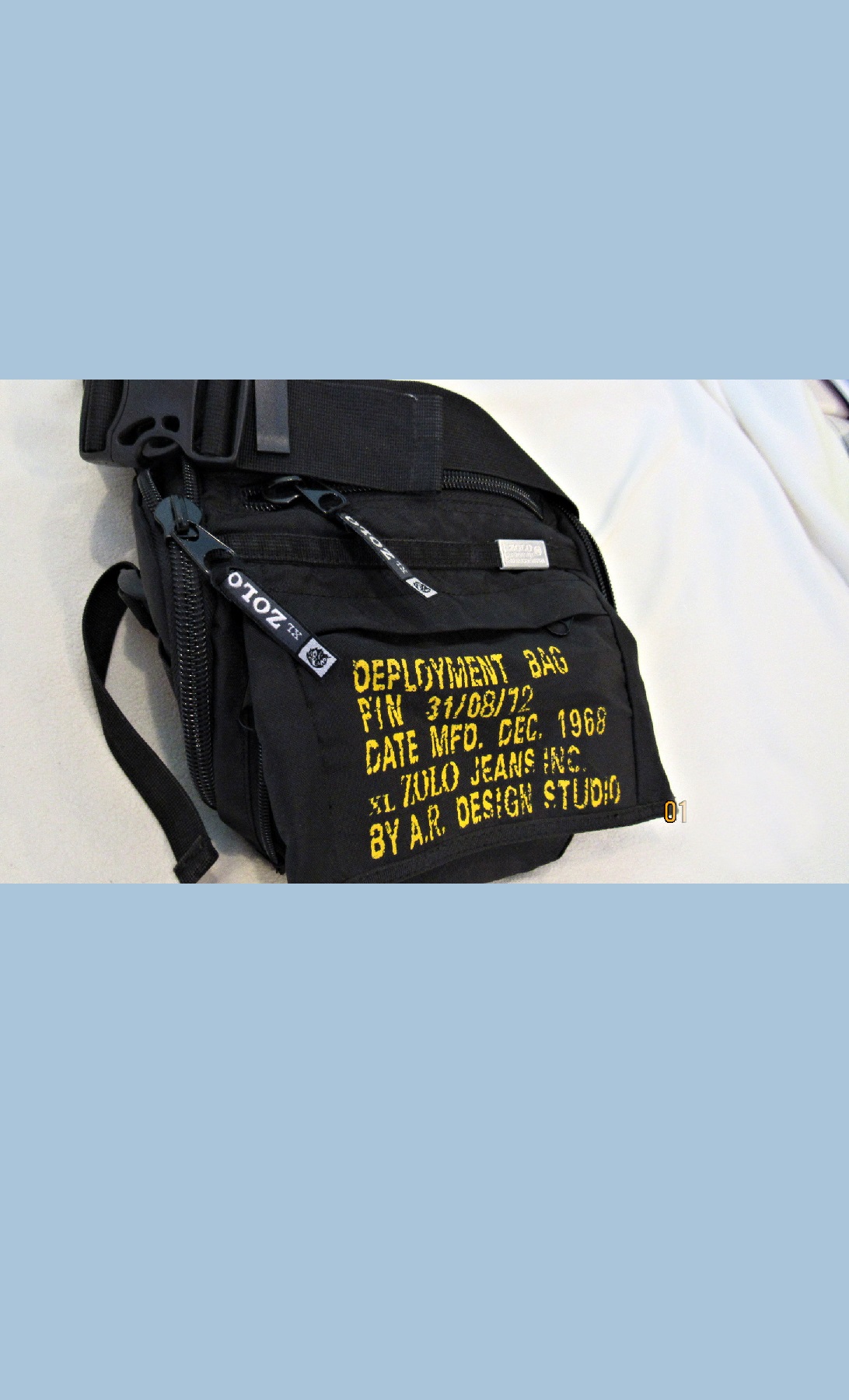 Deployment Bag | Black Waist Bag