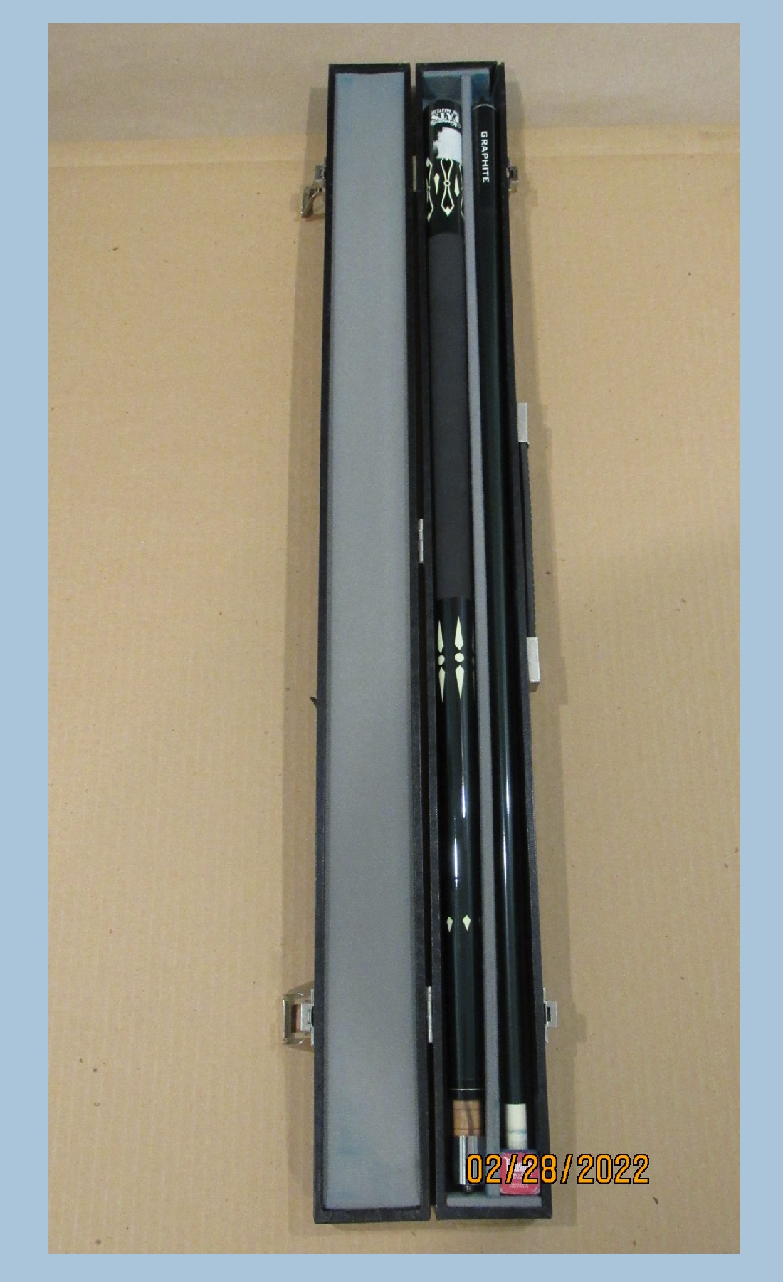 Graphite Billiard Pool Cue With Case 