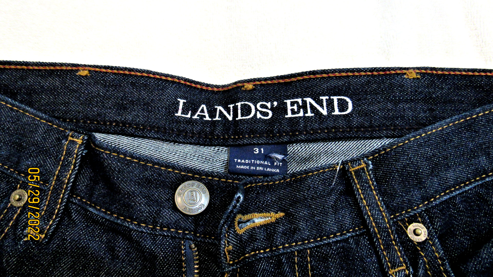 Lands' End Blue Jeans