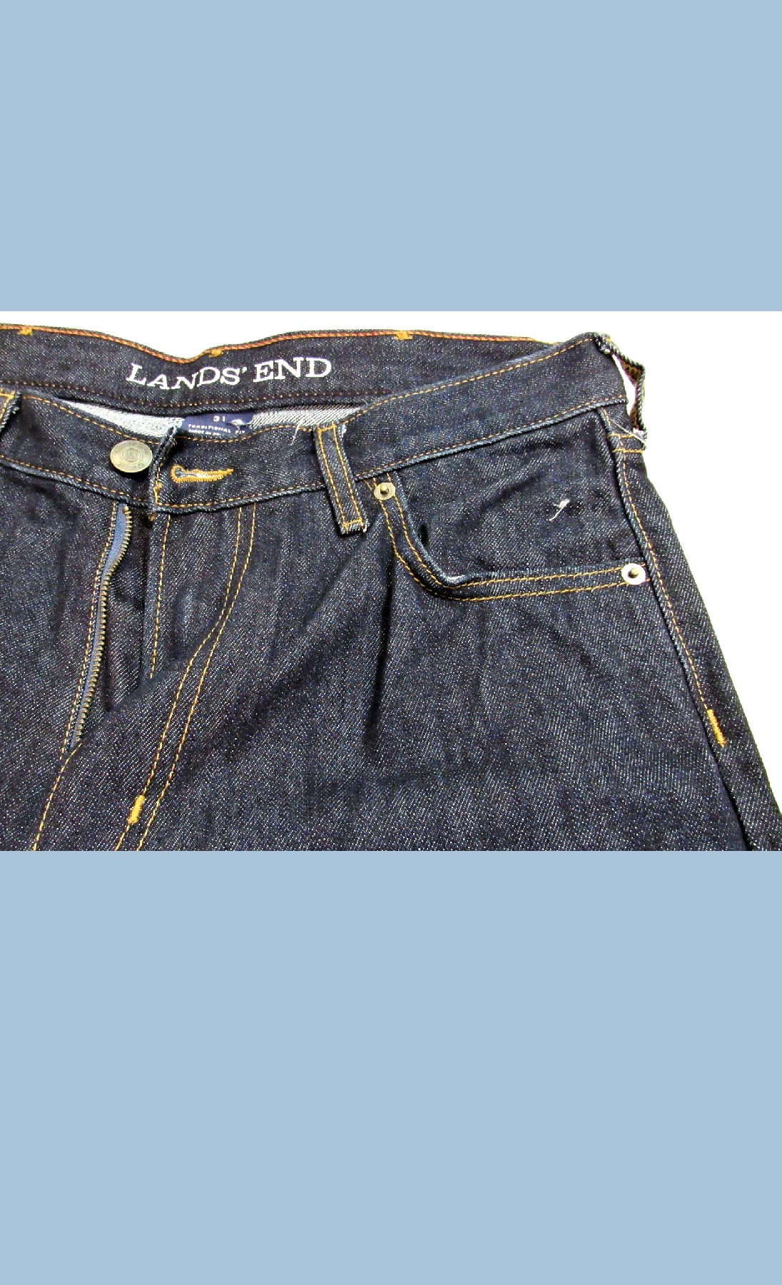 Lands' End Blue Jeans