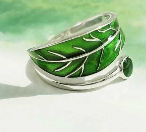 Women's Ring | Sterling Silver Leaf Women's Ring | Sterling Silver Leaf