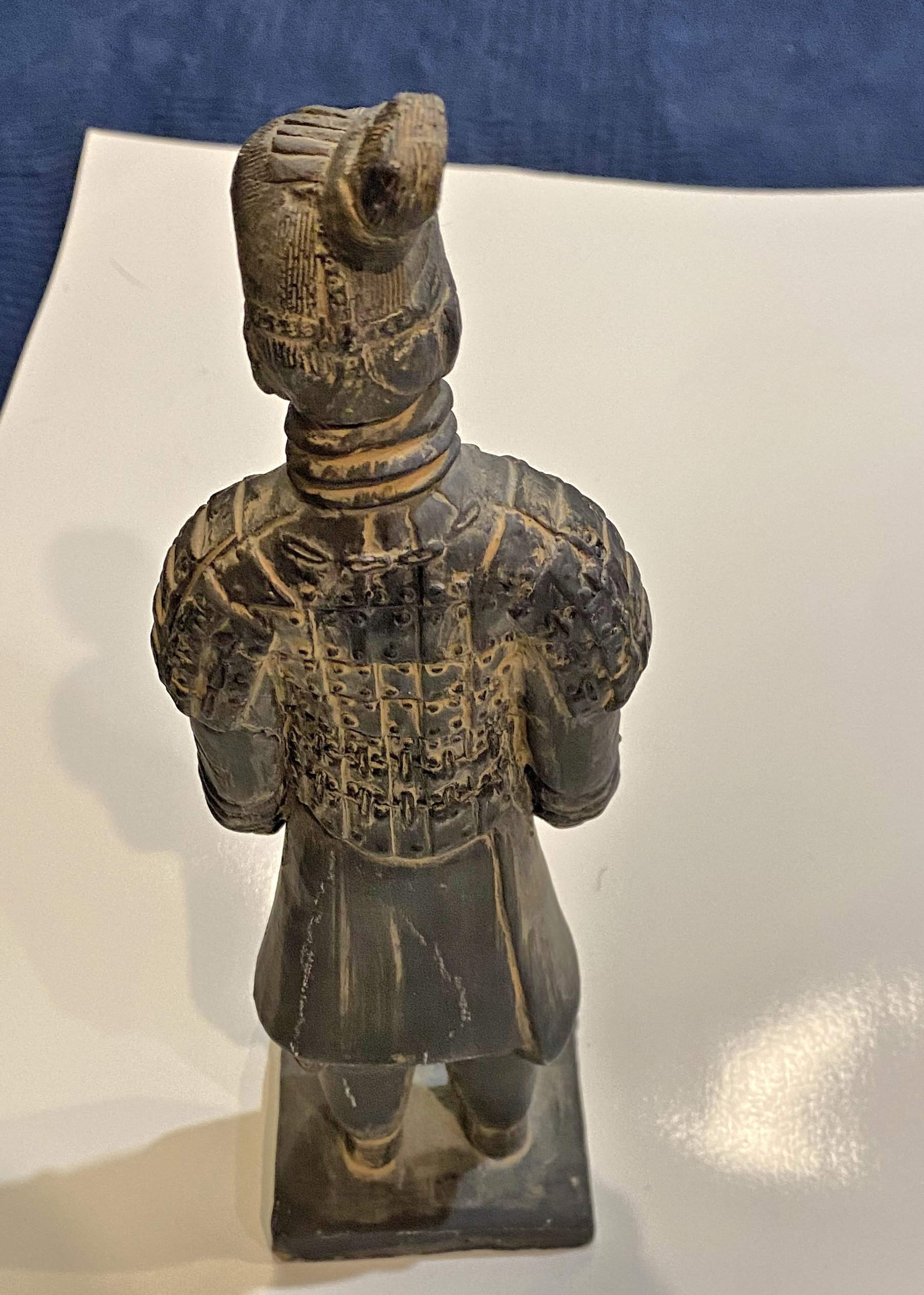 Antique Chinese  Carved Statue | Sculpture of Warrior 