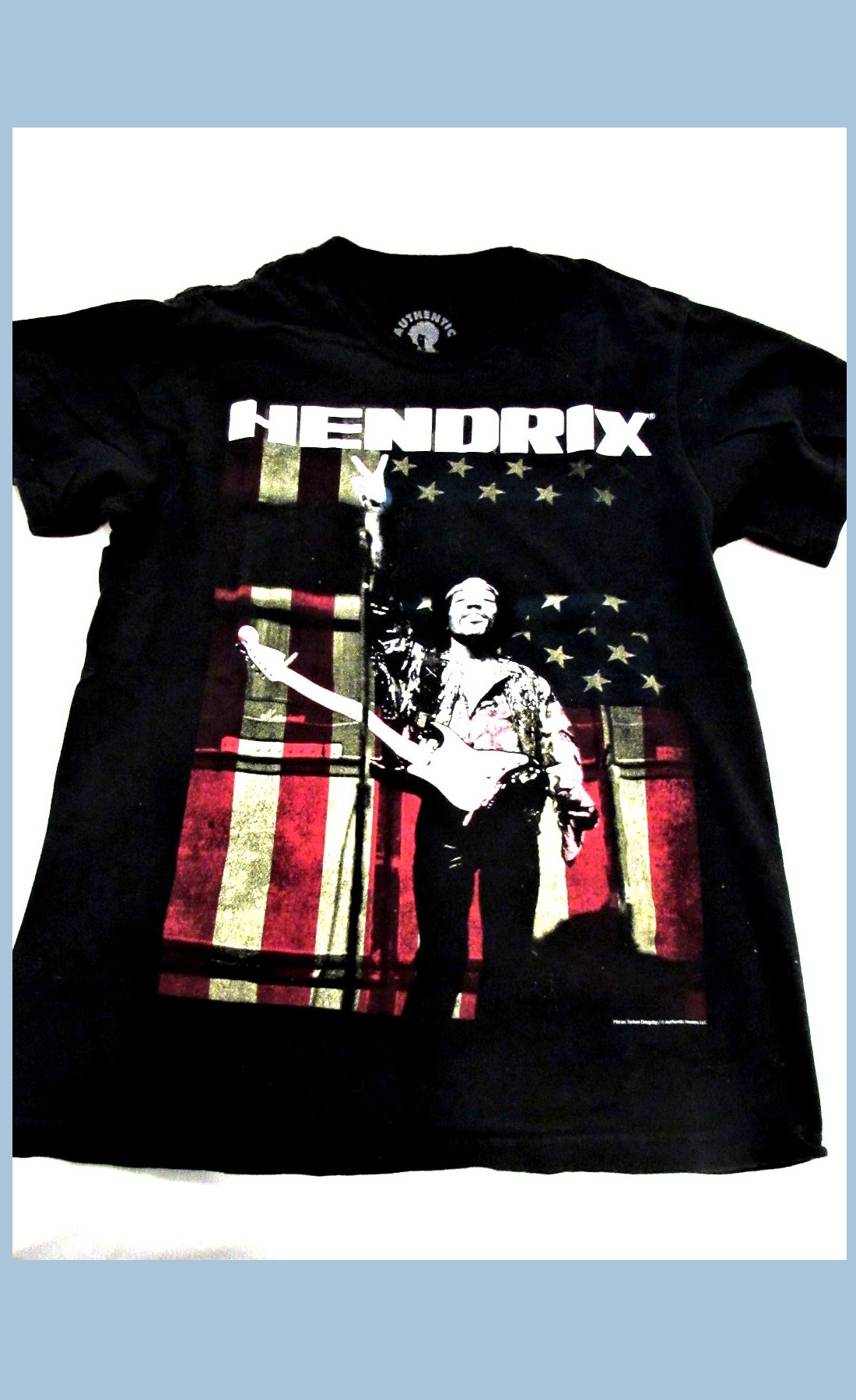 Woodstock's black T-shirt | Authentic Hendrix.