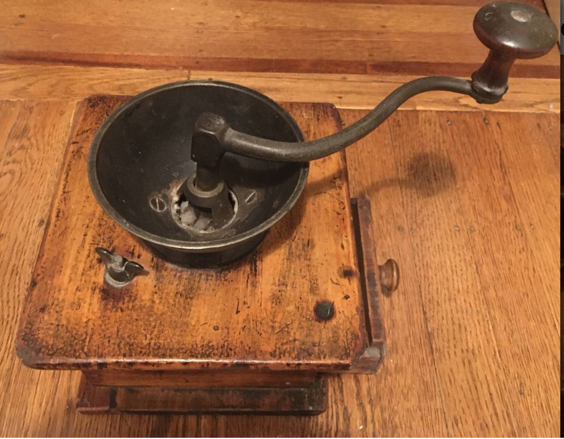 Antique Manual Coffee Grinder